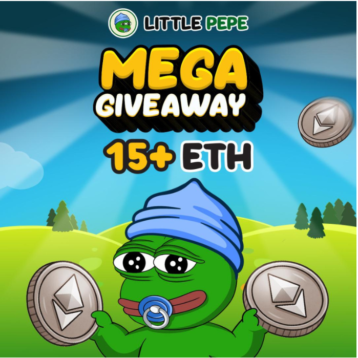 以太坊Meme币Little Pepe突破2500万美元,宣布赠送15个ETH