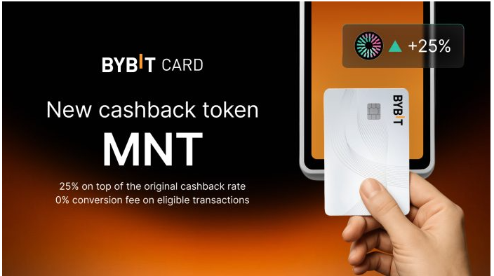 Bybit卡&支付:额外的MNT现金返还和免费消费