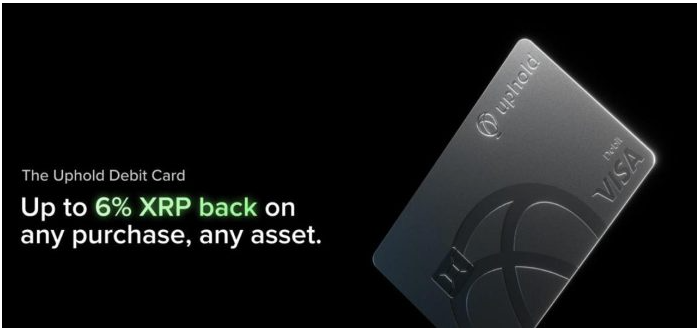 秉持重开XRP奖励借记卡在美国,高达6的现金返还