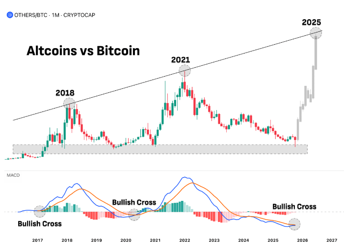 历史重演:大规模山寨币反弹预示着经典牛市周期即将到来