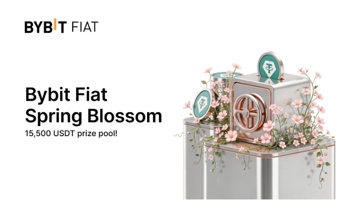 Bybit 春日绽放：今年春季丰厚奖励纷至沓来，共有 15500 USDT 作为奖品等待您来领取。